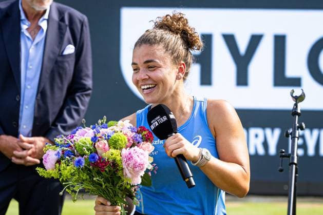 Zweite im Doppel: Jasmine Paolini ITA, Berlin Tennis Open by HYLO 2025, Berlin, LTTC Rot-Weiß , 22.06.2025, Copyright: xClaudioxGärtnerx