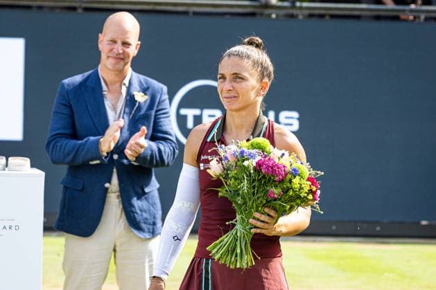 Zweite im Doppel: Sara Errani ITA, Berlin Tennis Open by HYLO 2025, Berlin, LTTC Rot-Weiß , 22.06.2025, Copyright: xClaudioxGärtnerx