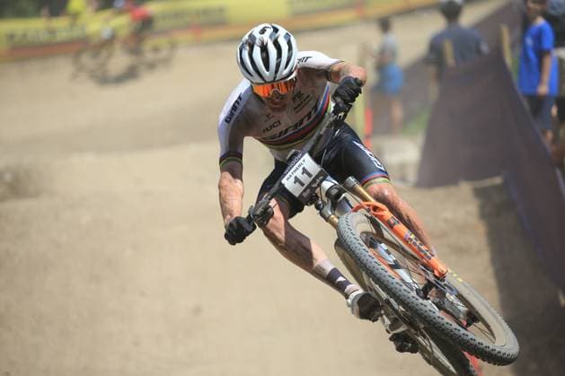 22nd June 2025, Val di Sole, Trentino, Italy; UCI Mountain Bike World Cup, Day 3; Alan Hatherly (RSA)  ActionPlus12804482 PierrexTeyssot