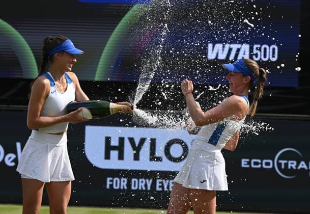 2025 Berlin Tennis OPEN by HYLO Womans Doubles Final Winner Tereza Mihalikova (SVK) Olivia Nicholls (GB)