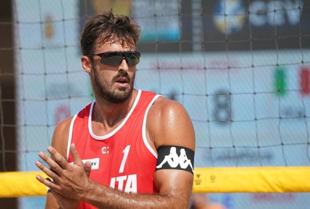 Volleyball World Beach Tour Futures Messina Ranghieri and Marchetto (ITA) play against Cottafava and Dal Corso (ITA) in the final for first place in the men s tournament in Messina, Italy, on June 22, 2025. Messina Italy  Copyright: xGabrielexMaricchiolox originalFilename:maricchiolo-volleyba250622_npD4Q.jpg