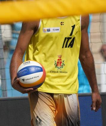 Volleyball World Beach Tour Futures Messina Ranghieri and Marchetto (ITA) play against Cottafava and Dal Corso (ITA) in the final for first place in the men s tournament in Messina, Italy, on June 22, 2025. Messina Italy  Copyright: xGabrielexMaricchiolox originalFilename:maricchiolo-volleyba250622_npApj.jpg