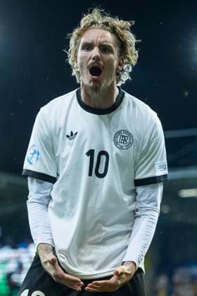UEFA U21, U 21 Europameisterschaft, Viertelfinale: Deutschland - Italien; 22.06.2025 Nick Woltemade (Deutschland, 10) jubelt nach seinem Tor zum 1:1 bei der UEFA U21-Europameisterschaft im Viertelfinalspiel Deutschland - Italien, am 22.06.2025, DAC Arena, Dunajska Streda, Slowakei Copyright: xBEAUTIFULxSPORTS Meuselx