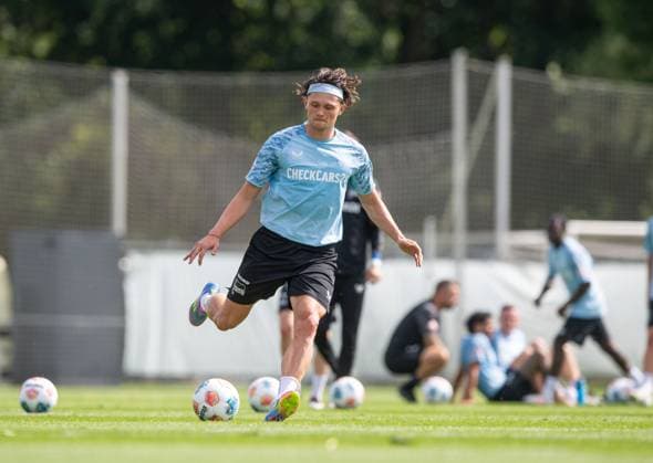 Fussball, Herren, Saison 2025 26, 2. Bundesliga, Hertha BSC, Trainingsauftakt, Fabian Reese (Hertha BSC), 23.06. 2025,