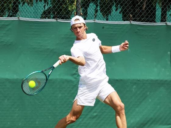 TENNIS - Wimbledon 2025 LONDON,ENGLAND,23.JUN.25 - TENNIS - ATP, Tennis Herren World Tour, Wimbledon, Grand Slam, qualification. Image shows Lukas Neumayer (AUT).  GEPAxpictures xAlanxGrieves