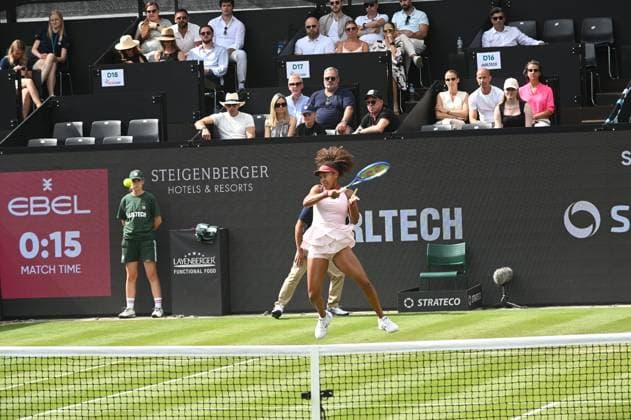 23.06.2025 Bad Homburg OPEN 2025 Tennis Damen Turnier WTA, Tennis Damen Match Naomi Osaka (JPN) gegen Olga Danilovic (SER)