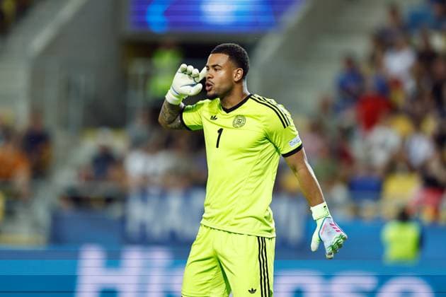 Noah Atubolu (GER), JUNE 22, 2025 - Football Soccer : UEFA European Under-21 Championship 2025 Slovakia Quarter-finals match between Uuder-21 Germany 3-2 Uuder-21 Italy at the DAC Arena, Dunajska Streda, Slovakia. Noxthirdxpartyxsales  (295753714)