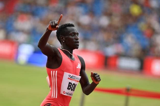 Sport Themen der Woche KW26 Peter Bol of Australia won the 400m - men at the Golden Spike Ostrava 2025 - World Athletics Continental Tour Gold, in Ostrava, Czech Republic, June 24, 2025. (CTKxPhoto JaroslavxOzana) CTKPhotoP2025062407505  CTKPhotoP2025062407505