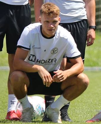 24.06.2025, xmohx, Fussball 2.Bundesliga, SV Elversberg - Training v.l. Robin Fellhauer (Elversberg) (DFL DFB REGULATIONS PROHIBIT ANY USE OF PHOTOGRAPHS as IMAGE SEQUENCES and or QUASI-VIDEO) Elversberg