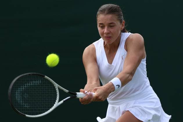 TENIS WIMBLEDON 2025 LONDYN 240625 N Z MAJA CHWALINSKA W PIERWSZEJ RUNDZIE KWALIFIKACJI MARCIN CHOLEWINSKI NEWSPIX.PL TENNIS WIMBLEDON 2025 LONDON 24062025 MAJA CHWALINSKA IN THE FIRST ROUND OF QUALIFICATION --- newspix.pl POLAND OUT! 
