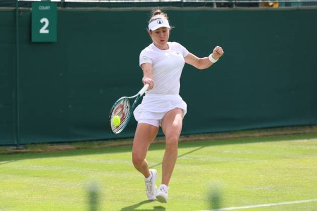 TENIS WIMBLEDON 2025 LONDYN 240625 N Z KATARZYNA KAWA W PIERWSZEJ RUNDZIE KWALIFIKACJI MARCIN CHOLEWINSKI NEWSPIX.PL TENNIS WIMBLEDON 2025 LONDON 24062025 KATARZYNA KAWA IN THE FIRST ROUND OF QUALIFICATION --- newspix.pl POLAND OUT! 