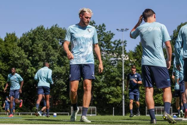 25.06.2025, Trainingsauftakt VfL Bochum 1848, Philipp Strompf (VfL Bochum 1848), Bochum Trainingsgelände VfL Bochum 1848 NRW Deutschland xRHR-FOTO DEx