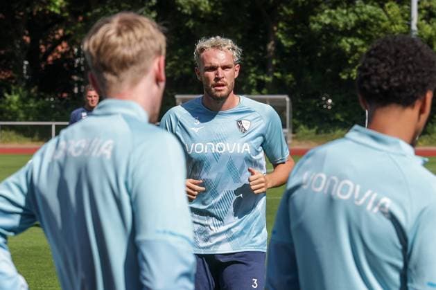25.06.2025, Trainingsauftakt VfL Bochum 1848, Philipp Strompf (VfL Bochum 1848), Bochum Trainingsgelände VfL Bochum 1848 NRW Deutschland xRHR-FOTO DEx