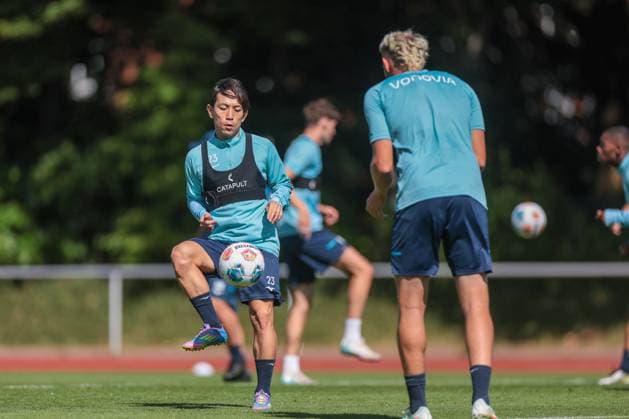 25.06.2025, Trainingsauftakt VfL Bochum 1848, Koji Miyoshi (VfL Bochum 1848), Bochum Trainingsgelände VfL Bochum 1848 NRW Deutschland xRHR-FOTO DEx