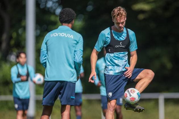 25.06.2025, Trainingsauftakt VfL Bochum 1848, Mats Pannewig (VfL Bochum 1848), Bochum Trainingsgelände VfL Bochum 1848 NRW Deutschland xRHR-FOTO DEx