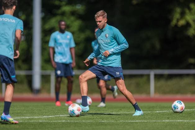 25.06.2025, Trainingsauftakt VfL Bochum 1848, Leandro Morgalla (VfL Bochum 1848), Bochum Trainingsgelände VfL Bochum 1848 NRW Deutschland xRHR-FOTO DEx
