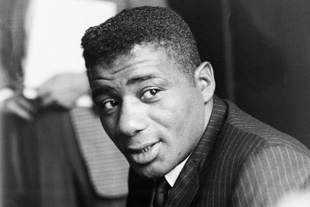680829 Boxning, VM, Patterson - Ellis, Presskonferens: Floyd Patterson pa presskonferensen. *** 680829 Boxing, World Championships, Patterson Ellis, Press conference Floyd Patterson at the press conference  Copyright: BILDBYRAN BB680829BB003