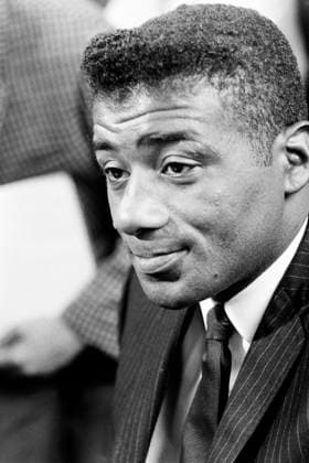 680829 Boxning, VM, Patterson - Ellis, Presskonferens: Floyd Patterson pa presskonferensen. *** 680829 Boxing, World Championships, Patterson Ellis, Press conference Floyd Patterson at the press conference  Copyright: BILDBYRAN BB680829BB004