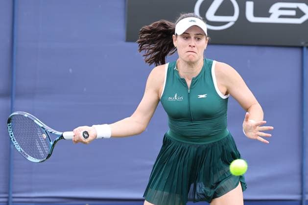 TENNIS - Eastbourne Open EASTBOURNE,ENGLAND,25.JUN.25 - TENNIS - WTA, Tennis Damen Tour, Eastbourne Open. Image shows Kimberly Birrell (AUS).  GEPAxpictures xAlanxGrieves