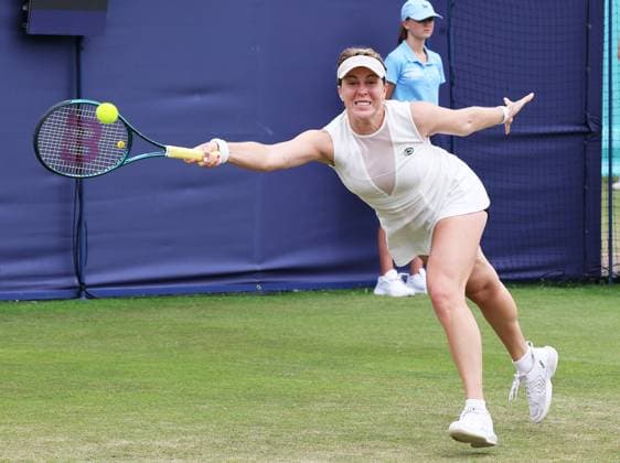 TENNIS - Eastbourne Open EASTBOURNE,ENGLAND,25.JUN.25 - TENNIS - WTA, Tennis Damen Tour, Eastbourne Open. Image shows Anastasia Pavlyuchenkova (RUS).  GEPAxpictures xAlanxGrieves