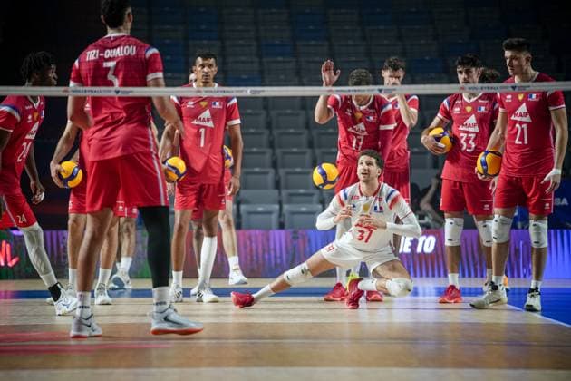 Volleyball - FIVB Men s Volleyball Nations League - Ukraine - France - 25.06.2025 Ramon, Chinenyeze, Faure, Clevenot, Pothron, Gueye Bulgaria Copyright: xYulianxTodorovx