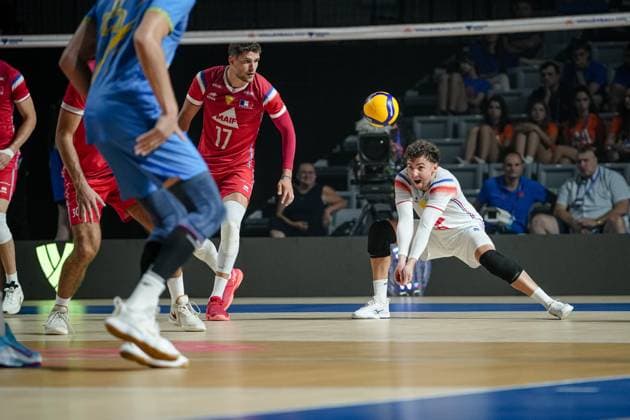 Volleyball - FIVB Men s Volleyball Nations League - Ukraine - France - 25.06.2025 Clevenot, Diez Bulgaria Copyright: xYulianxTodorovx