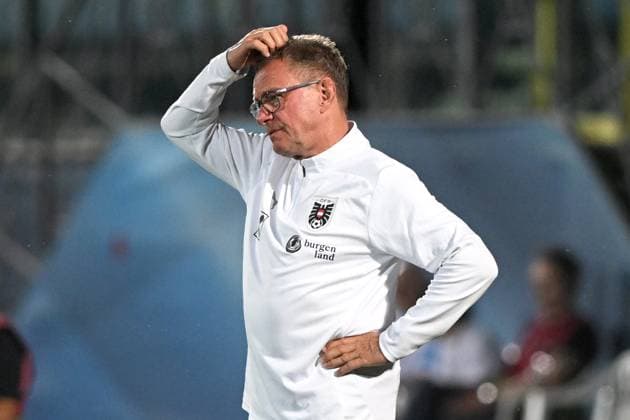 RALF RANGNICK. CT, Coach, Austria, Qualifying Round, San Marino-Austria 0-4, Azione, action, single shot, gesti 2024-25 QUALIFICAZIONI MONDIALI 2026 SAN MARINO-AUSTRIA 0-4