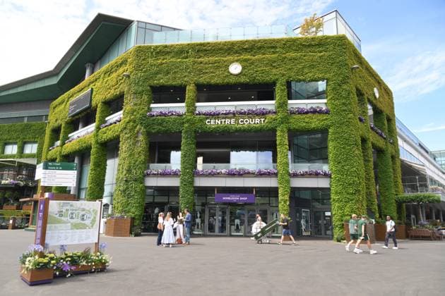 Wimbledon Tennis Championships - Practice Day LONDON, UNITED KINGDOM - JUNE 25: A general view of the All England, All England Lawn Tennis and Croquet Club ahead of the Wimbledon tennis championships in London, United Kingdom on June 25, 2025. Ray Tang Anadolu London United Kingdom. Editorial use only. Please get in touch for any other usage.  Copyright: x2025xAnadoluxRayxTangx