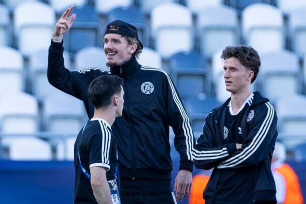 UEFA U21, U 21 Europameisterschaft, Halbfinale: Deutschland - Frankreich; 25.06.2025 Paul Nebel (Deutschland, 20), Nick Woltemade (Deutschland, 10), Tim Oermann (Deutschland, 14) bei der UEFA U21-Europameisterschaft vor dem Halbfinalspiel Deutschland - Frankreich, am 25.06.2025, Kosice Football Arena, Kosice, Slowakei Copyright: xBEAUTIFULxSPORTS Meuselx