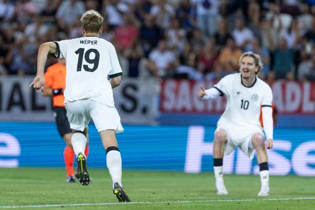 UEFA U21, U 21 Europameisterschaft, Halbfinale: Deutschland - Frankreich; 25.06.2025 bei der UEFA U21-Europameisterschaft im Halbfinalspiel Deutschland - Frankreich, am 25.06.2025, Kosice Football Arena, Kosice, Slowakei Copyright: xBEAUTIFULxSPORTS Meuselx