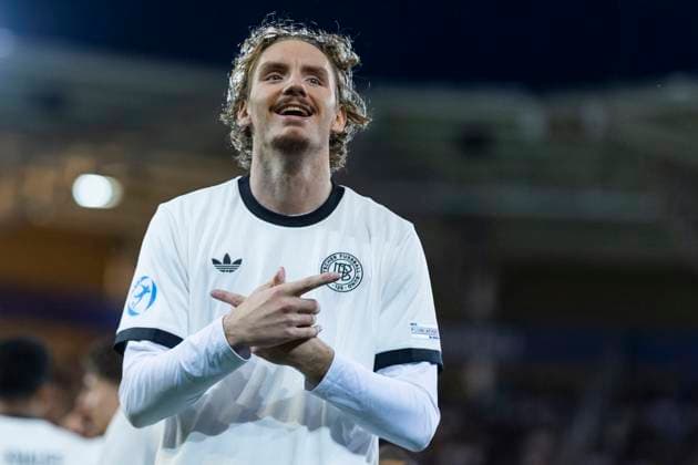 UEFA U21, U 21 Europameisterschaft, Halbfinale: Deutschland - Frankreich; 25.06.2025 Nick Woltemade (Deutschland, 10) jubelt nach seinem Tor bei der UEFA U21-Europameisterschaft im Halbfinalspiel Deutschland - Frankreich, am 25.06.2025, Kosice Football Arena, Kosice, Slowakei Copyright: xBEAUTIFULxSPORTS Meuselx