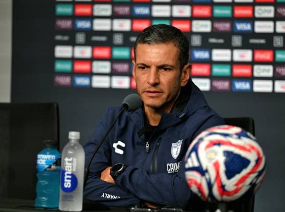 Ahead of Al Hilal vs Pachuca - FIFA Club World Cup 2025 NASHVILLE, TENNESSEE, US - JUNE 25: Head coach Jaime Lozano of CF Pachuca speaks during a press conference, PK, Pressekonferenz ahead of their FIFA Club World Cup 2025 match between Al Hilal and CF Pachuca at GEODIS Park on June 25, 2025 in Nashville, Tennessee, United States. Waleed Zein Anadolu Tennessee United States. Editorial use only. Please get in touch for any other usage.  Copyright: x2025xAnadoluxWaleedxZeinx