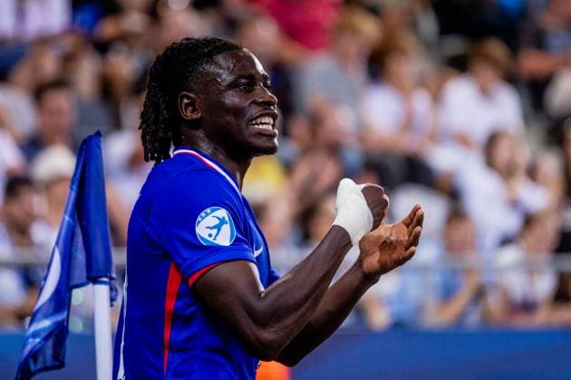 GERMANY U21, U 21 - FRANCE U21 Loum Tchaouna of France during the UEFA European Under-21 Championship 2025 Semifinal football match between Germany U21 and France U21. Kosicka Futbalova Arena - Kosice Football Arena (KFA), Kosice, Slovakia, June 25, 2025. Photo by Branislav Racko Copyright: xx _BRR3774
