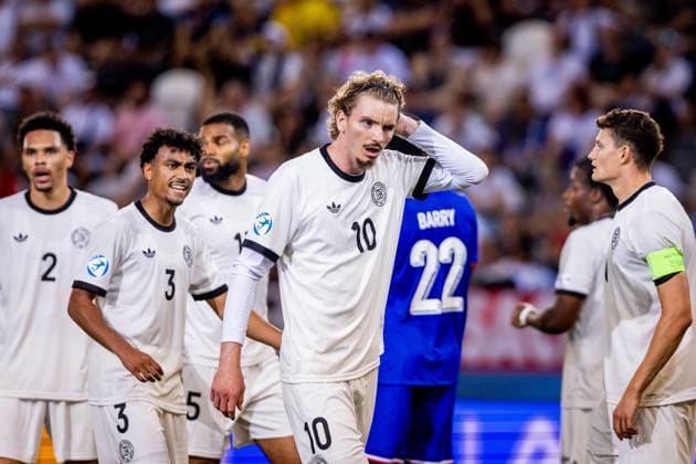 GERMANY U21, U 21 - FRANCE U21 Nick Woltemade of Germany during the UEFA European Under-21 Championship 2025 Semifinal football match between Germany U21 and France U21. Kosicka Futbalova Arena - Kosice Football Arena (KFA), Kosice, Slovakia, June 25, 2025. Photo by Branislav Racko Copyright: xx 080A6474