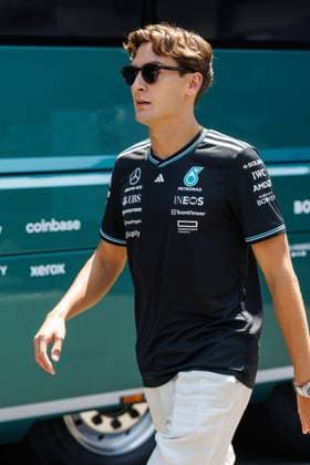 George Russell (Mercedes AMG Petronas Formula One Team, 63), Grosser Preis von Oesterreich, Motorsport, Formel 1, Saison 2025, 26.06.2025 Grosser Preis von Oesterreich, Motorsport, Formel 1, Saison 2025, 26.06.2025 Copyright: xEibner-Pressefoto AlexanderxNeisx EP_ANS