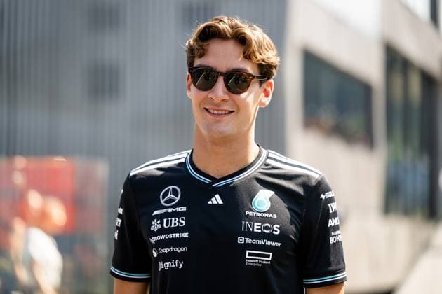 George Russell (Mercedes-AMG Petronas F1 Team, Großbritannien, 63), AUT, Formel 1 Weltmeisterschaft, MSC Cruises Grand Prix von Oesterreich, Red Bull Ring Spielberg, Media Day, Saison 2025, 26.06.2025 AUT, Formel 1 Weltmeisterschaft, MSC Cruises Grand Prix von Oesterreich, Red Bull Ring Spielberg, Media Day, Saison 2025, 26.06.2025 Spielberg Copyright: xEibner-Pressefoto Memmlerx EP_MMR
