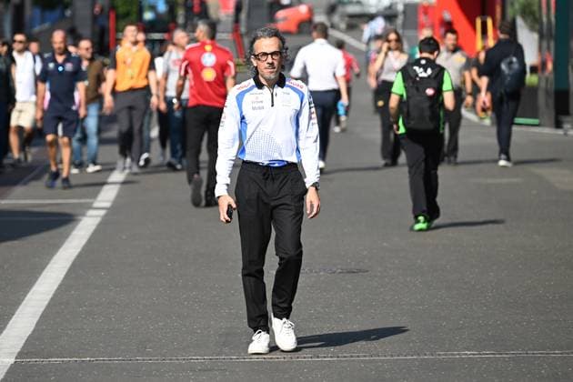26.06.2025, xsvx, Motorsport FIA Formel 1, Grand Prix von Österreich v.l. Laurent Mekies Motorsportingenieur und Teamchef des (Visa Cash App RB) Racing Bulls Teams (FIA REGULATIONS PROHIBIT ANY USE OF PHOTOGRAPHS as IMAGE SEQUENCES and or QUASI-VIDEO) Zeltweg-Spielberg