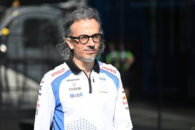 26.06.2025, xsvx, Motorsport FIA Formel 1, Grand Prix von Österreich v.l. Laurent Mekies Motorsportingenieur und Teamchef des (Visa Cash App RB) Racing Bulls Teams (FIA REGULATIONS PROHIBIT ANY USE OF PHOTOGRAPHS as IMAGE SEQUENCES and or QUASI-VIDEO) Zeltweg-Spielberg