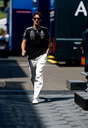 63 George Russell (GBR, Mercedes-AMG Petronas F1 Team), F1 Grand Prix of Austria at Red Bull Ring on June 26, 2025 in Spielberg, Austria. (Photo by HOCH ZWEI) Spielberg Austria