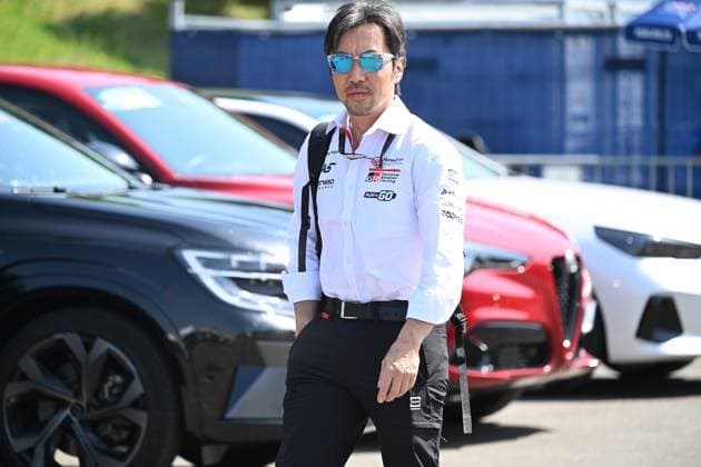 26.06.2025, xsvx, Motorsport FIA Formel 1, Grand Prix von Österreich v.l. Teamchef Ayao Komatsu (Haas F1 Team) (FIA REGULATIONS PROHIBIT ANY USE OF PHOTOGRAPHS as IMAGE SEQUENCES and or QUASI-VIDEO) Zeltweg-Spielberg