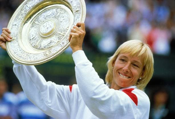 1986 Wimbledon Jul 06, 1986; Wimbledon, UK; Tennis player MARTINA NAVRATILOVA wins the title for Best Singles and Best Doubles Performance during the 1986 Wimbledon. Wimbledon UK Copyright: xChrisxColex