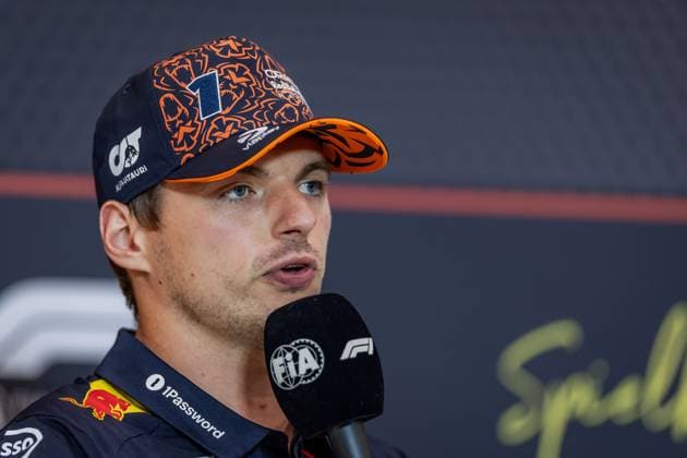 FORMULA 1 - GP of Austria 2025 SPIELBERG,AUSTRIA,26.JUN.25 - MOTORSPORTS, FORMULA 1 - Grand Prix of Austria, Red Bull Ring, preview, press conference, PK, Pressekonferenz Image shows Max Verstappen (NED Red Bull Racing).  GEPAxpictures xMatthiasxTrinkl