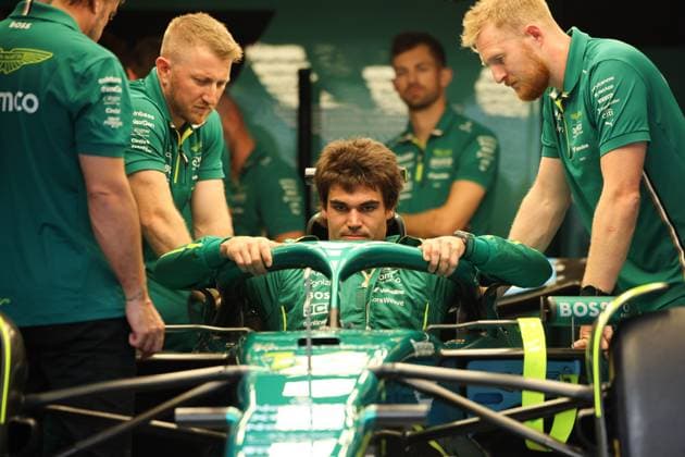 Lance Stroll (Aston Martin Aramco Formula One Team, 18), Media Day, Grosser Preis von Oesterreich, Motorsport, Herren, Formel 1, 26.06.2025 Spielberg Steiermark Oesterreich