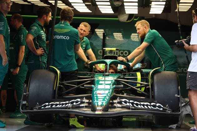 Lance Stroll (Aston Martin Aramco Formula One Team, 18), Media Day, Grosser Preis von Oesterreich, Motorsport, Herren, Formel 1, 26.06.2025 Spielberg Steiermark Oesterreich