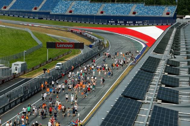 Fans, F1 Grand Prix of Austria at Red Bull Ring on June 26, 2025 in Spielberg, Austria. (Photo by HOCH ZWEI) Spielberg Austria