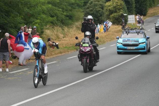 CYCLING - FRENCH CHAMPIONSHIPS 2025 - MEN S TIME TRIAL Bruno Armirail during the French championships 2025, Cycling event, Men s Individual Time Trial on 26 June 2025 in Les Herbiers, France - Photo Laurent Lairys PSNEWZ Les HerbiersFrance  Copyright: xLaurentxLairysx
