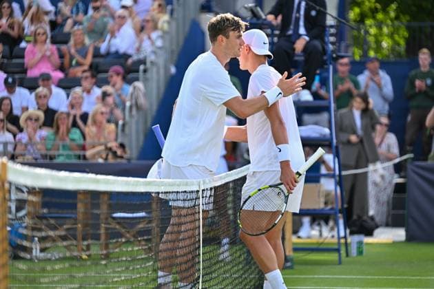 Jack Draper wins his match playing against Holger Rune during The Giorgio Armani Tennis Classic at the Hurlingham Club, London, UK on 26 June 2025. Copyright: xPhilxHutchinsonx 43550143