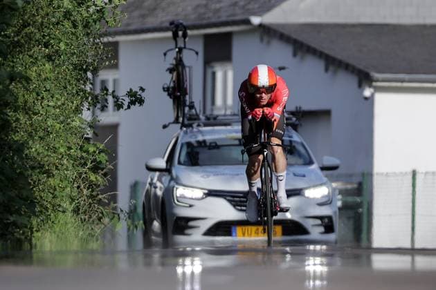 Bob Jungels 26.06.2025 Radsport, Velo, Saison 2025 26.06.2025 Nationale Meisterschaften, Zeitfahren (Contre-la-Montre) Mertzig