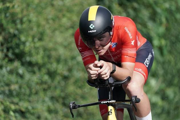 Cyclisme championnats nationaux 2025, Landesmeisterschaften 2025 26.06.2025, Cyclisme, Radsport, Championnats nationaux contre la montre, Landesmeisterschaften, Mertzig, Luxemburg, vl: Flavio Astolfi