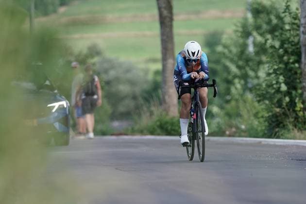 Cyclisme championnats nationaux 2025, Landesmeisterschaften 2025 26.06.2025, Cyclisme, Radsport, Championnats nationaux contre la montre, Landesmeisterschaften, Mertzig, Luxemburg, vl: maite barthels